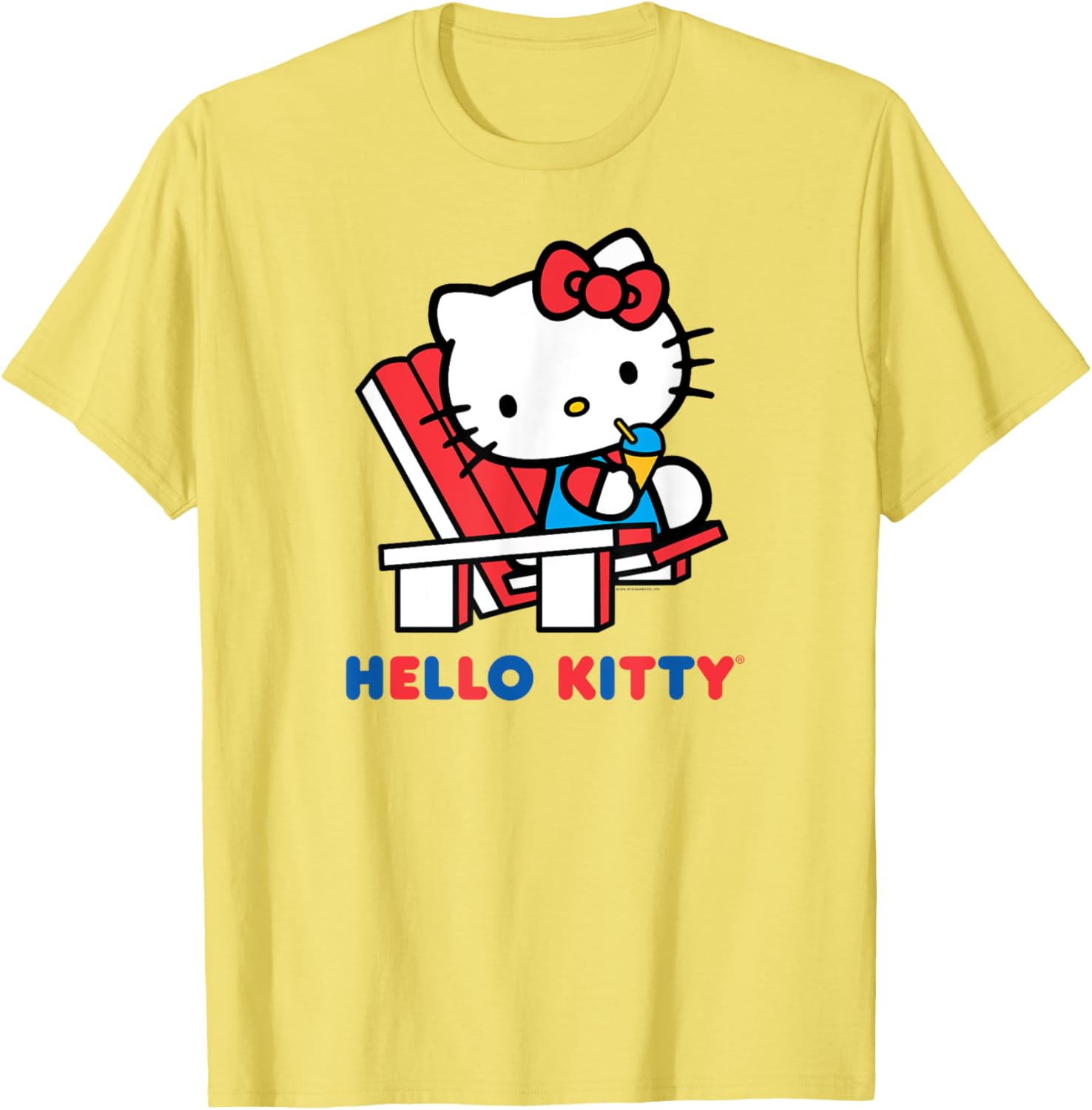 Hello Kitty Snow Cone Summer T-Shirt for Men, Women, Girls, and Kids - 4