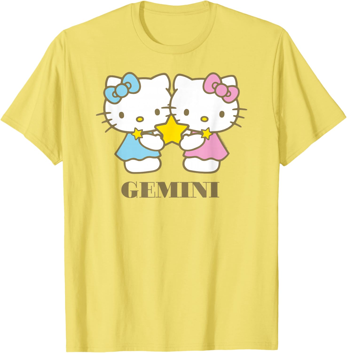 Hello Kitty Gemini T-Shirt for Zodiac Fans - Cute and Stylish Apparel - 15