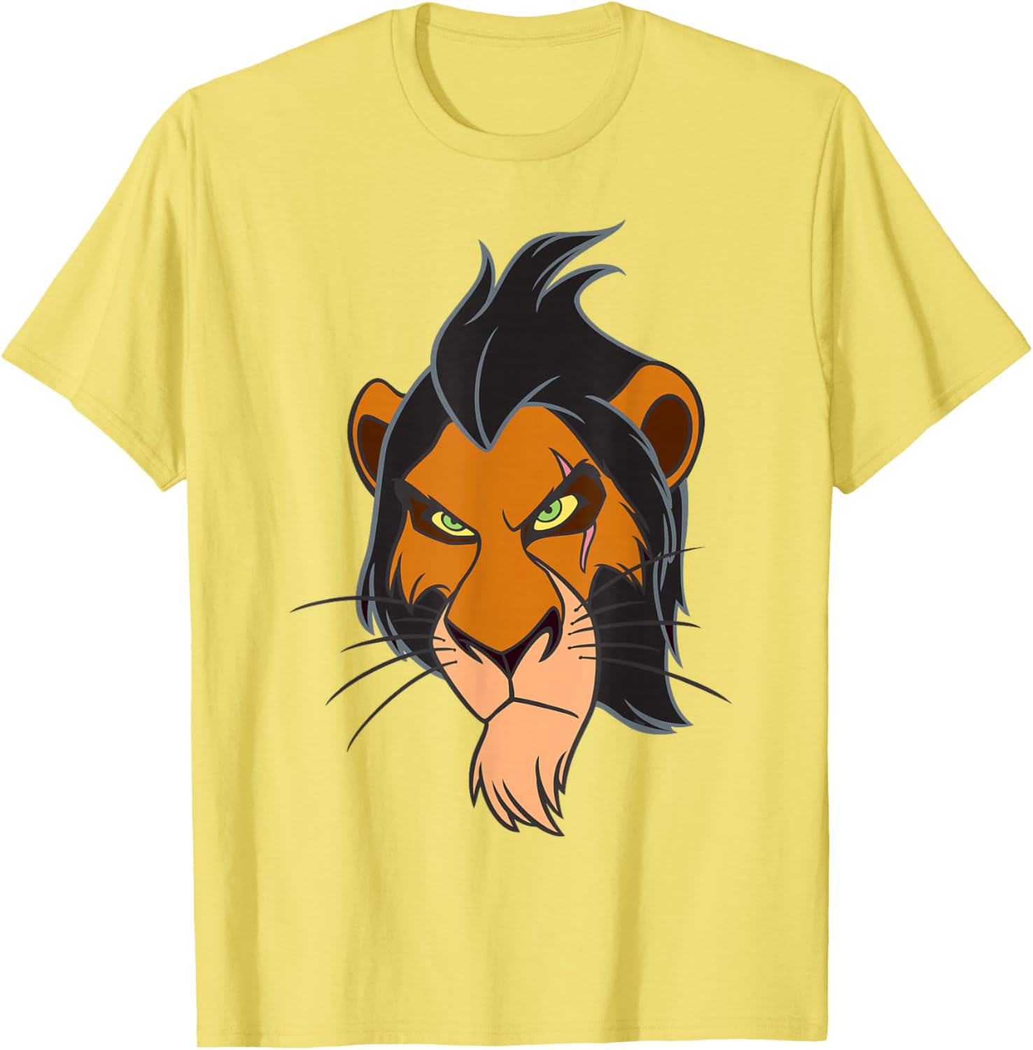 Disney Scar Big Face Costume T-Shirt for Lion King Fans - 12