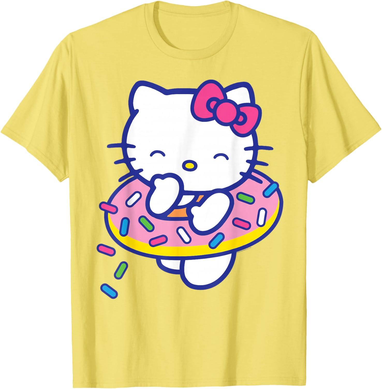 Hello Kitty Donut Sprinkles Floaty Summer T-Shirt for Fun Pool Days - 10