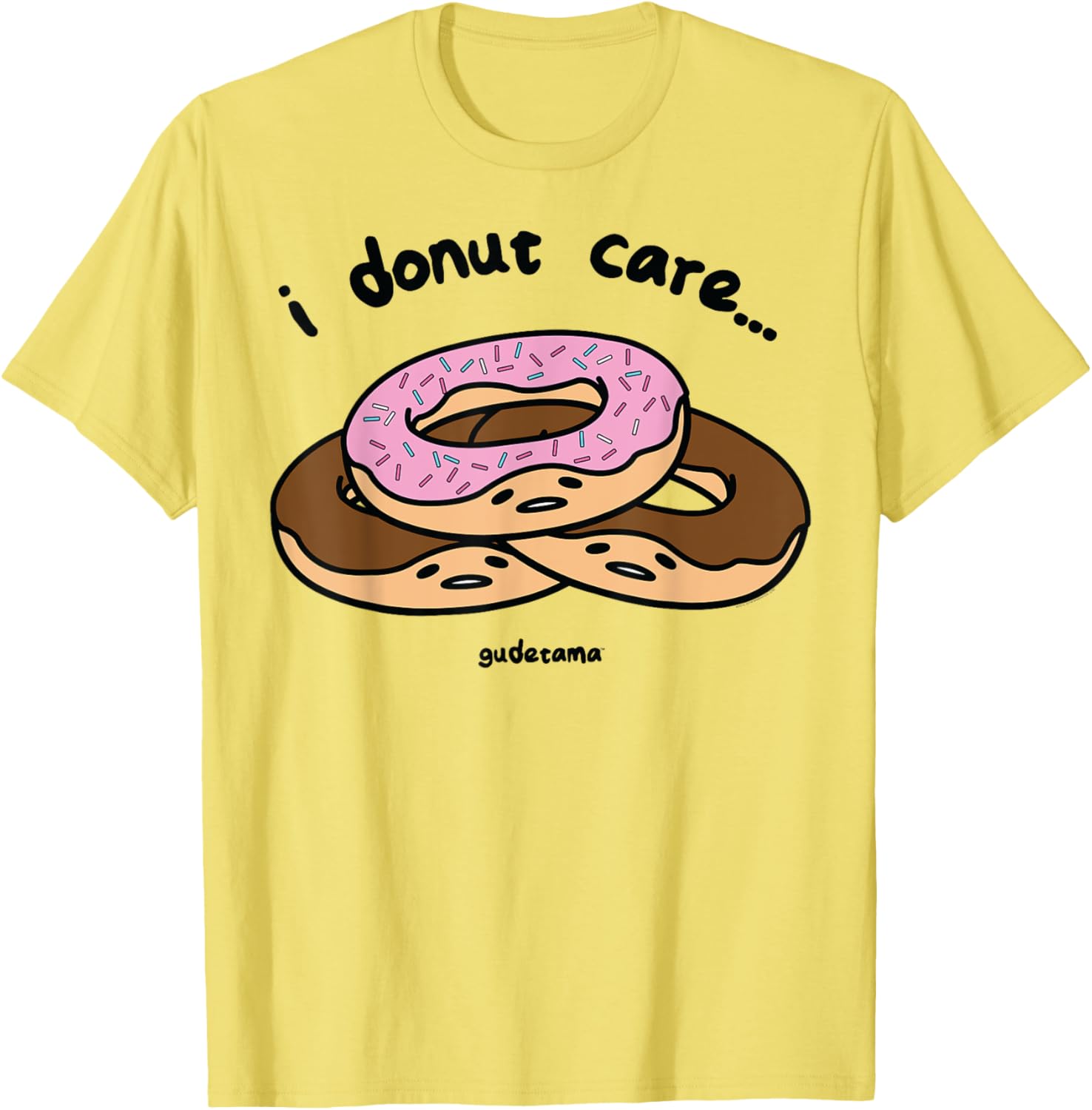 Gudetama I Donut Care T-Shirt Fun and Casual Wear for Egg Lovers - 4