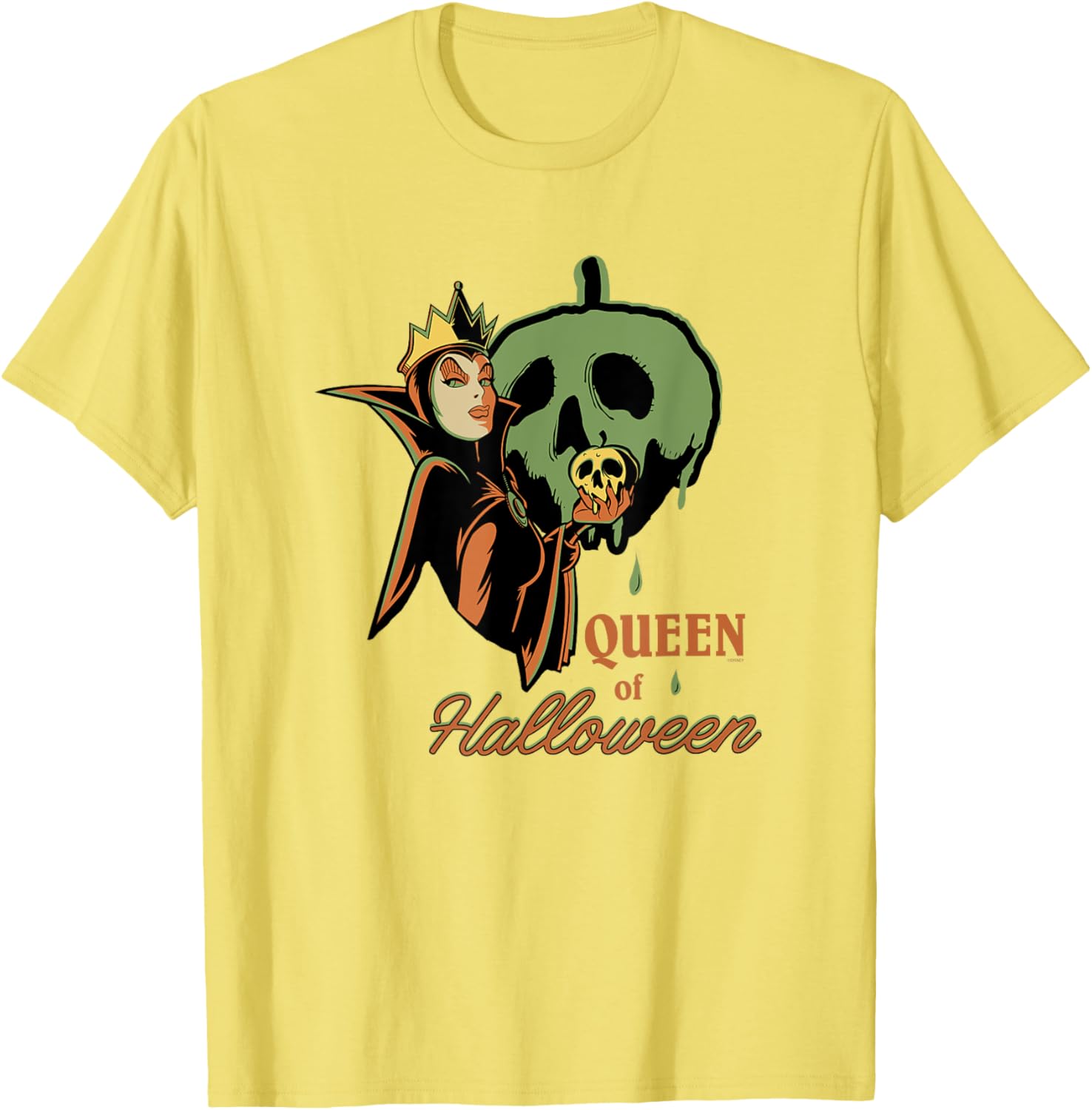 Disney Villains Snow White Evil Queen Halloween T-Shirt for Fans - 1