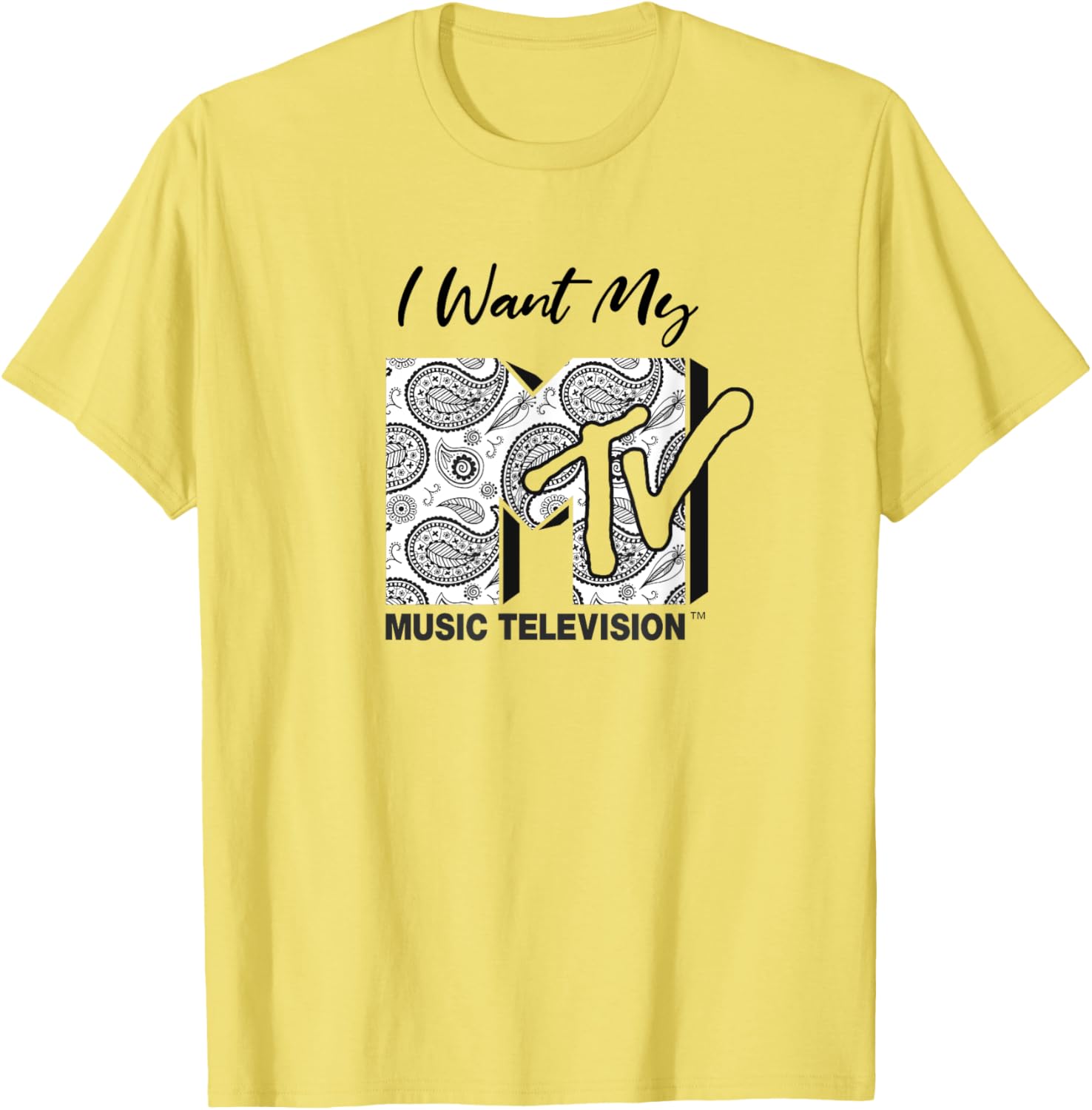 Mademark x MTV Vintage Ornaments T-Shirt for Music Lovers - 3