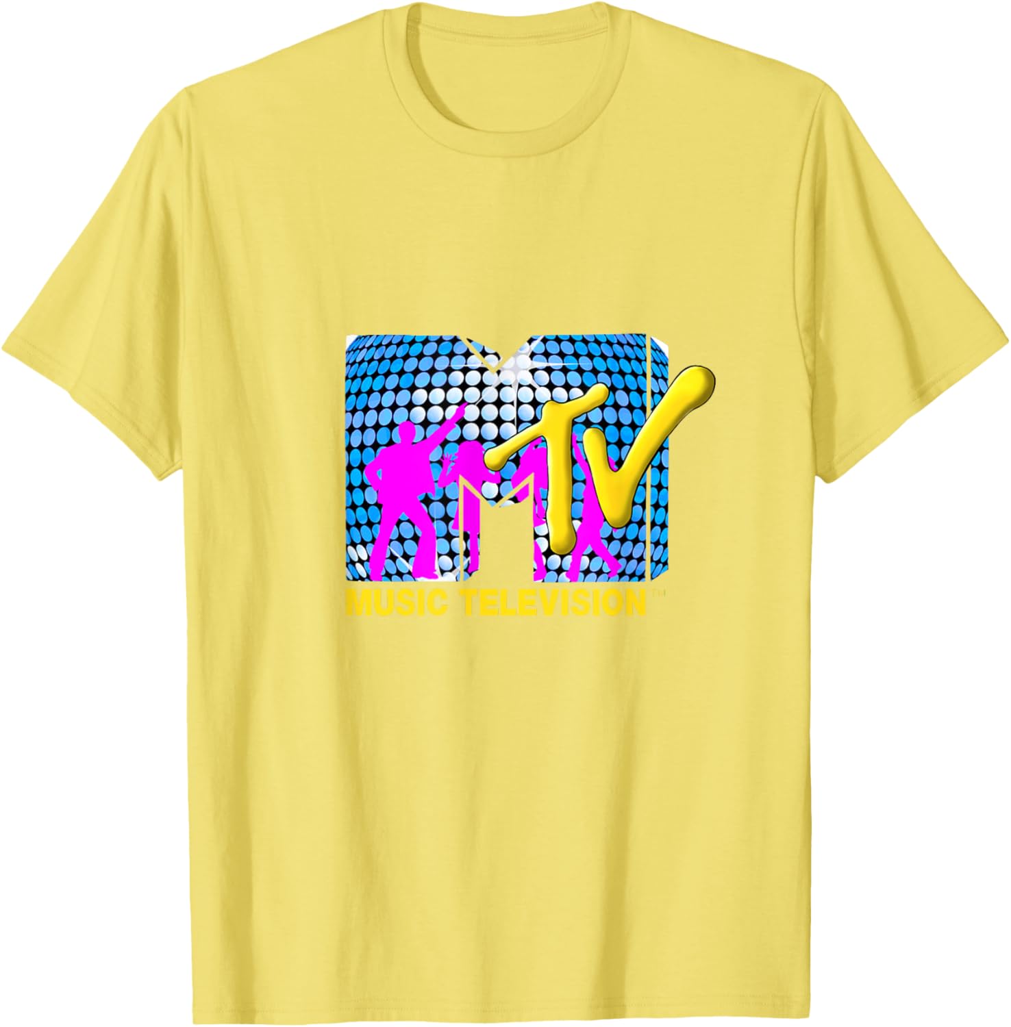 Mademark x MTV Disco Sphere T-Shirt with Funky Dancers Logo Design - 8
