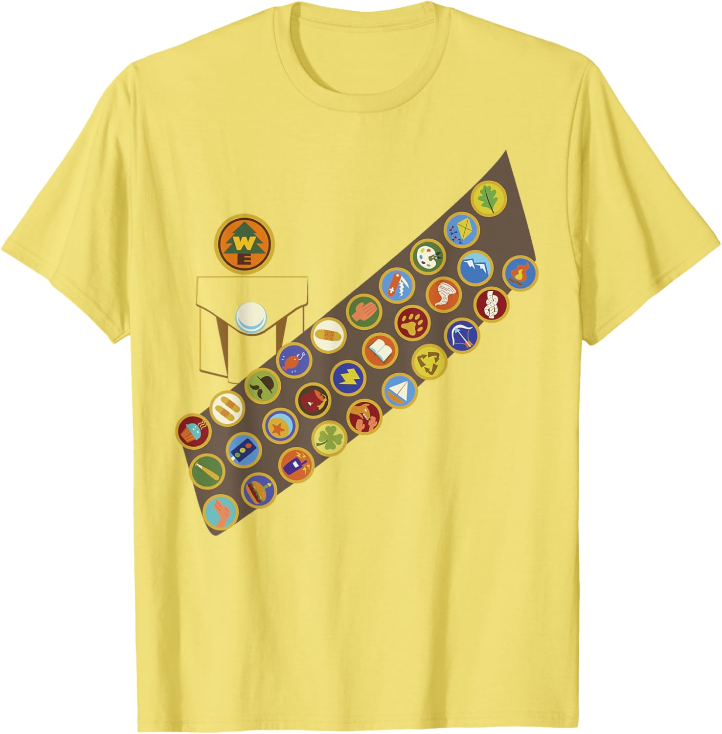 Disney Pixar Up Russell Patches Halloween T-Shirt for Fun Celebrations - 6