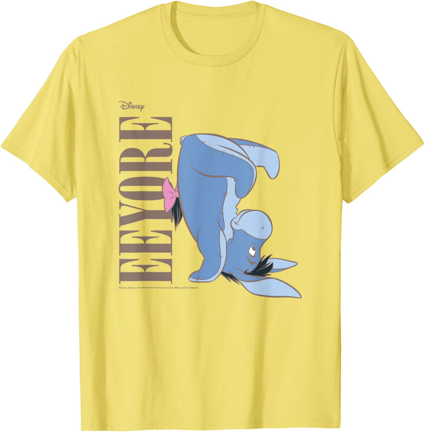 Winnie The Pooh Eeyore Upside Down T-Shirt for Fun and Cozy Style - 15