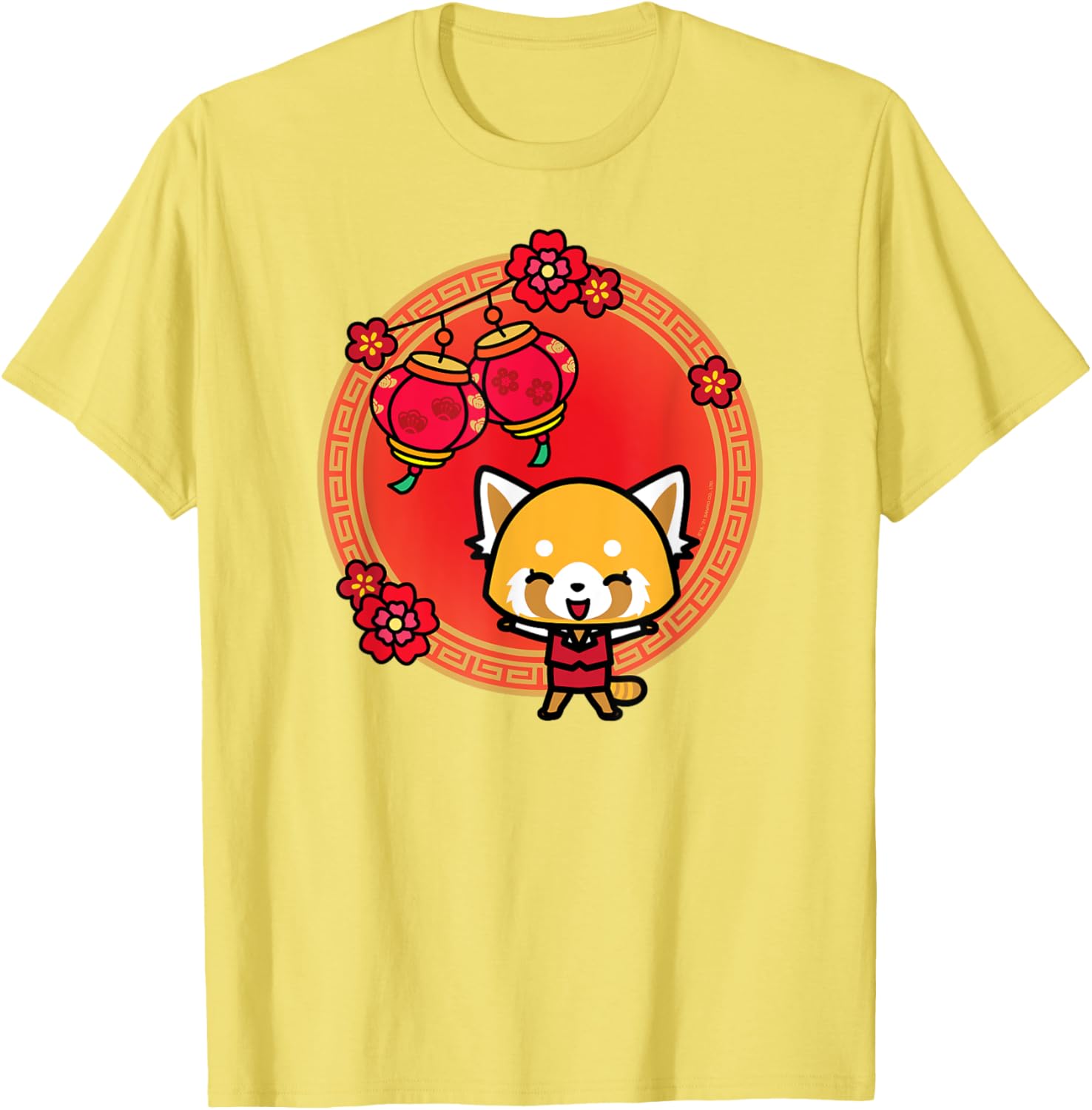 Aggretsuko Lunar New Year T-Shirt Fun Festive Design for Fans - 3