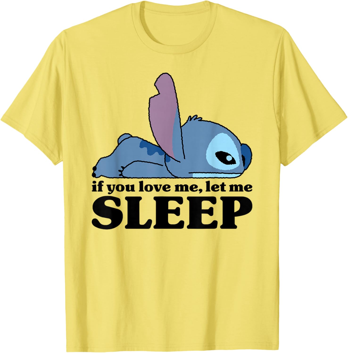 Lilo & Stitch Sleepy Stitch T-Shirt - Cute and Comfy Disney Apparel - 5
