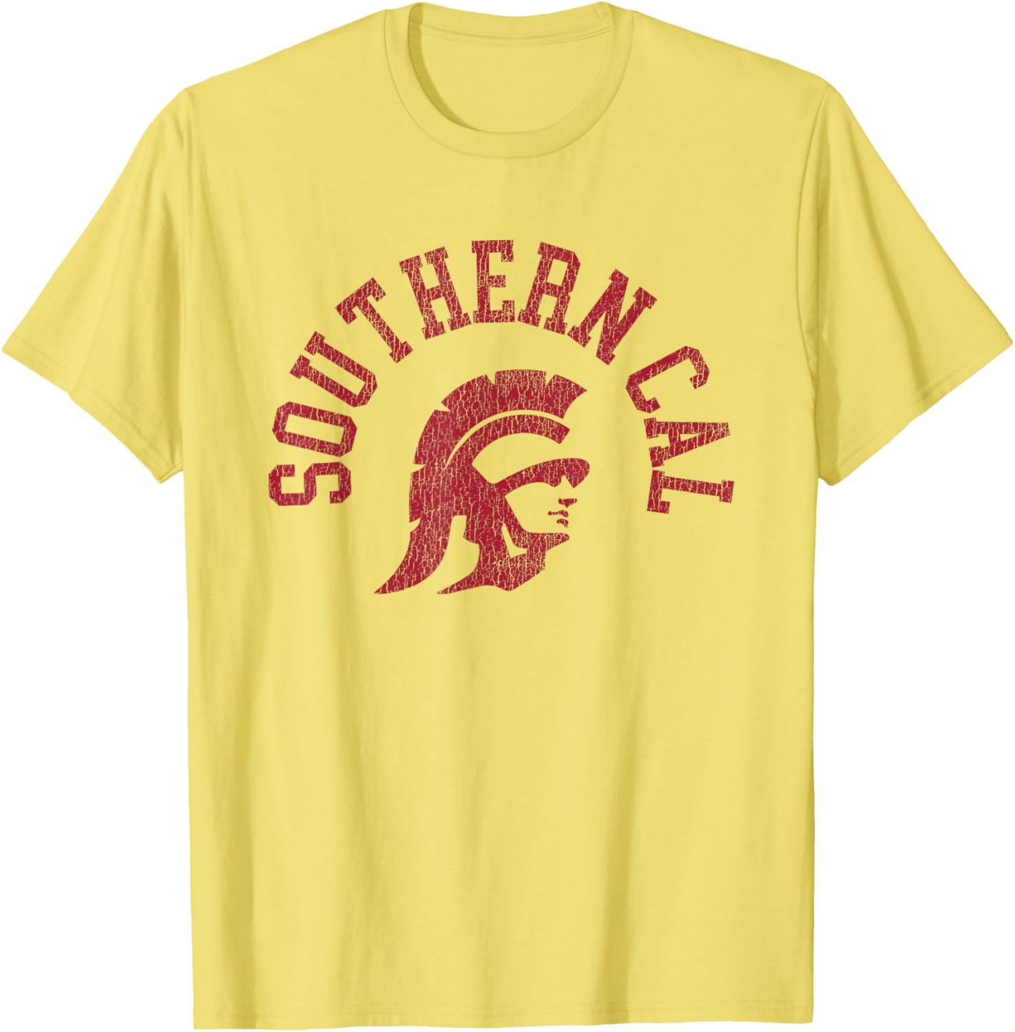 Retro 80s USC Southern Cal Distressed T-Shirt for Sports Fans - 4