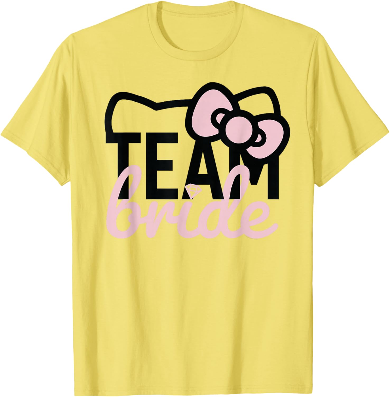 Hello Kitty Team Bride Bridesmaid T-Shirt for Fun Bridal Parties - 6