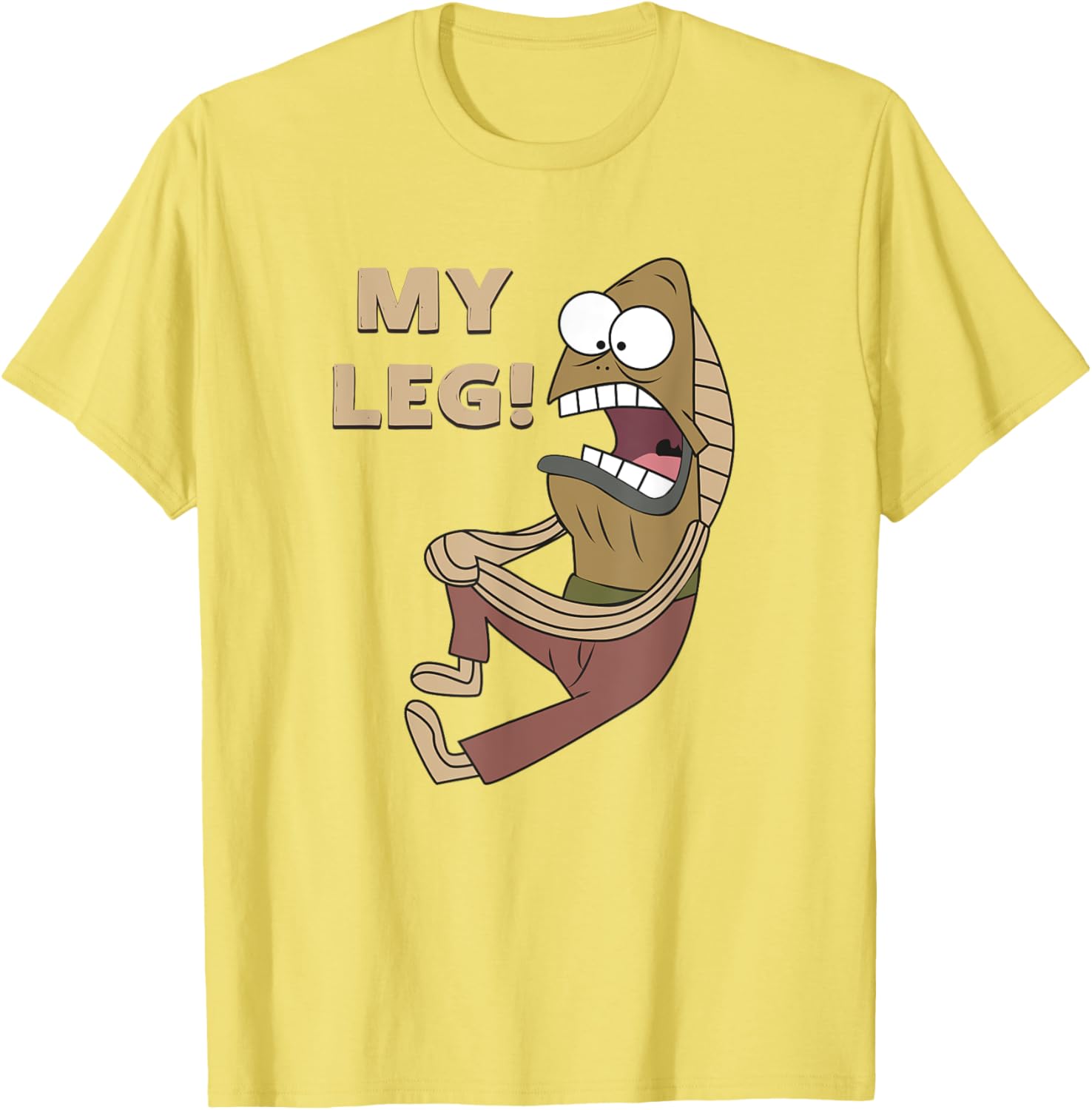 Mademark Fred the Fish My Leg T-Shirt SpongeBob SquarePants Apparel - 17