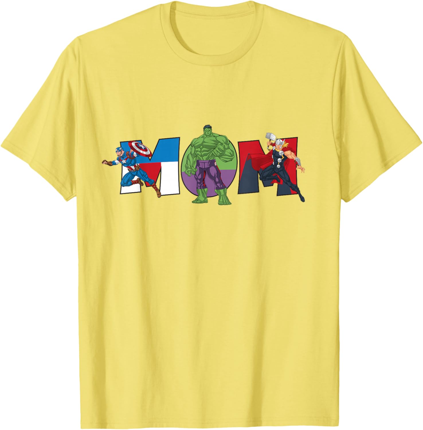 Marvel Avengers Team Mom T-Shirt for Mother's Day Family Trips and Birthdays - 24