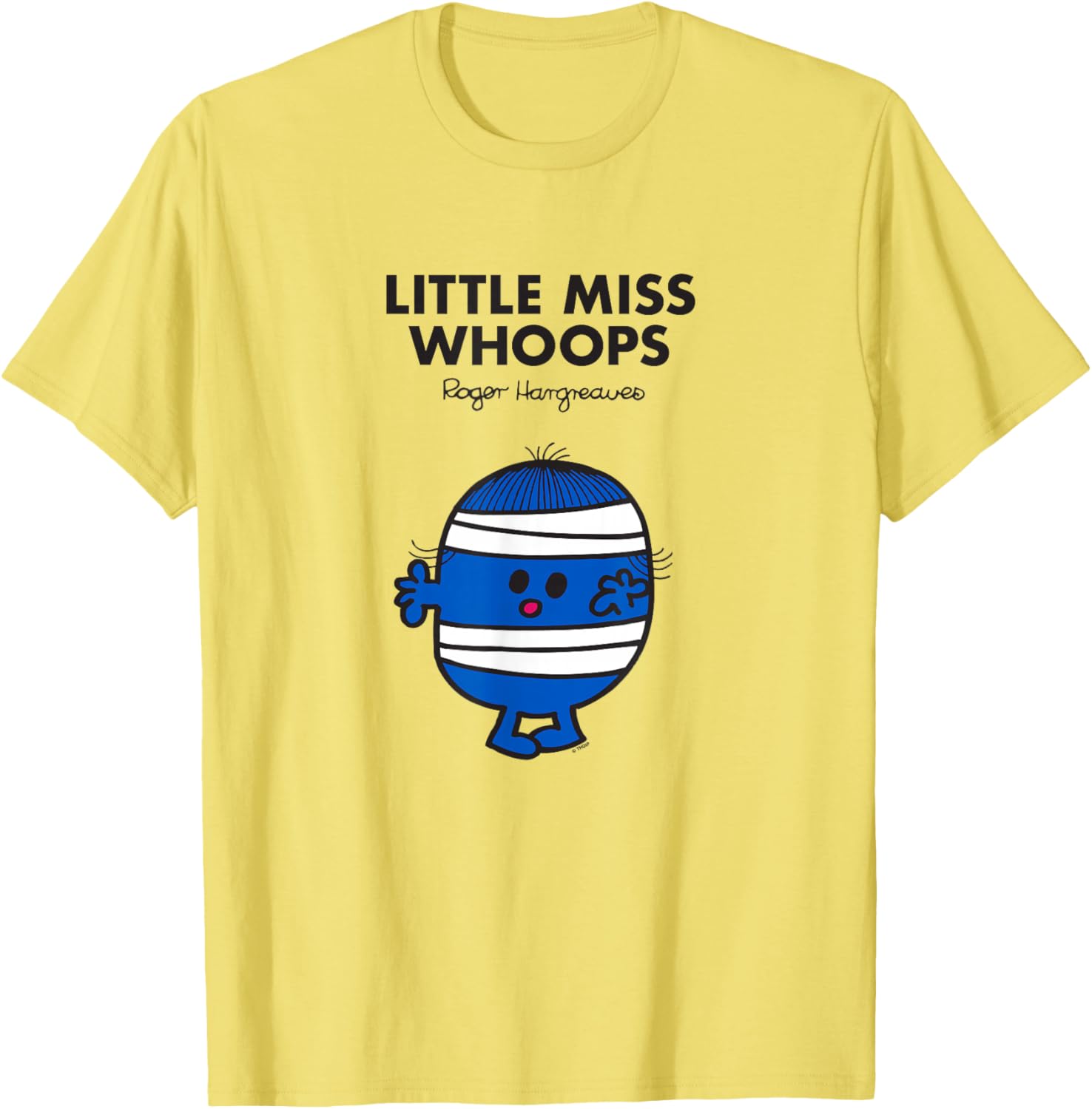 Mr Men Little Miss Whoops T-Shirt for Kids Fun Graphic Tee - 6