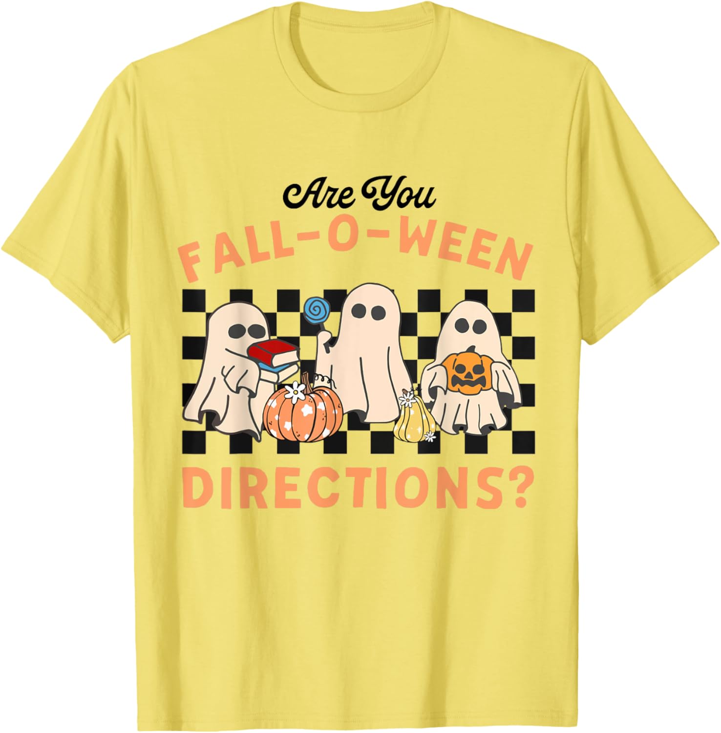 Retro Halloween Ghost T-Shirt for Teachers Fun Fall Style - 9