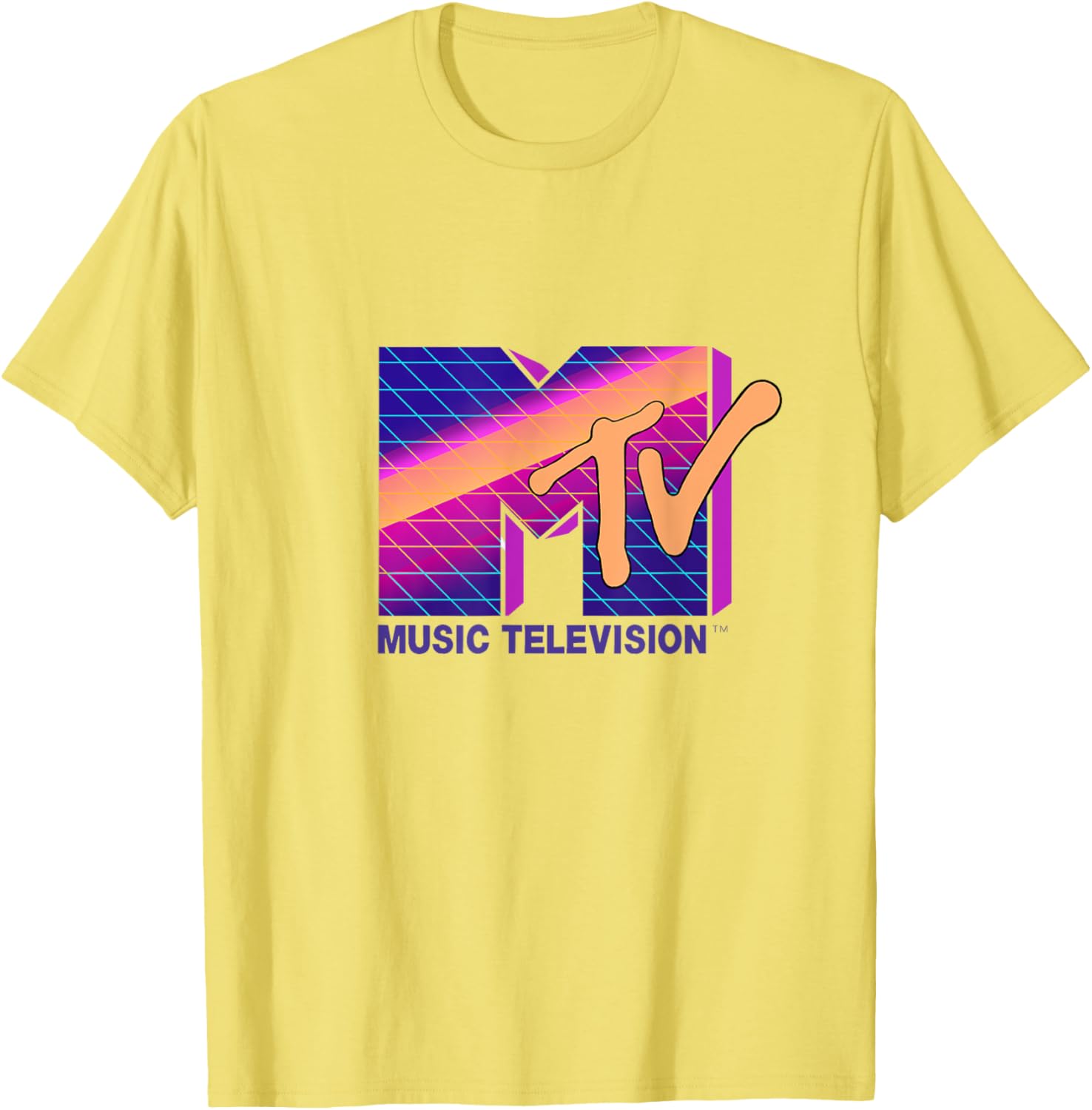 Mademark x MTV Retro Logo T-Shirt in Bold 80s Colors - Stylish Apparel - 4