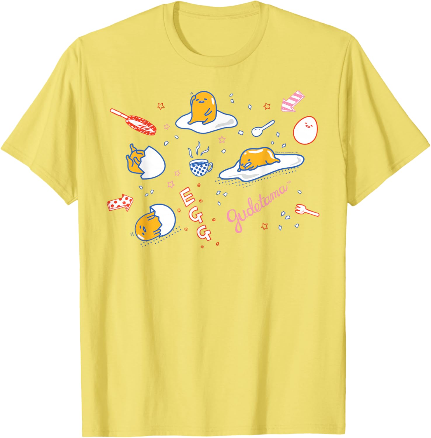 Gudetama Doodle T-Shirt Cute & Comfy for Fans of Lazy Egg Design - 2