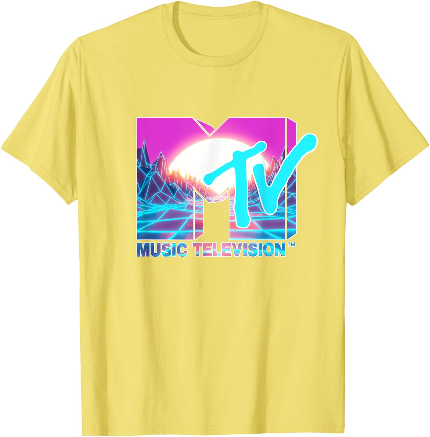 Mademark x MTV Official Logo T-Shirt with Sun and World Graphic - 13