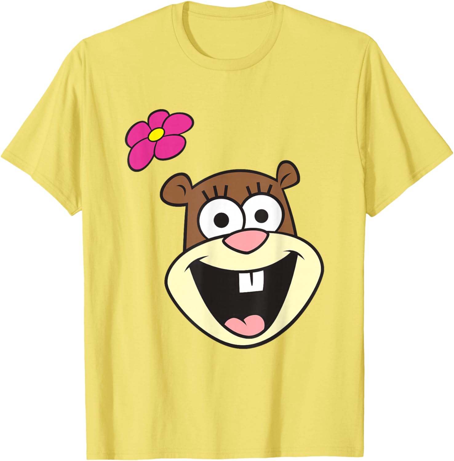 SpongeBob SquarePants Sandy Cheeks Big Face T-Shirt for Fun Style - 3