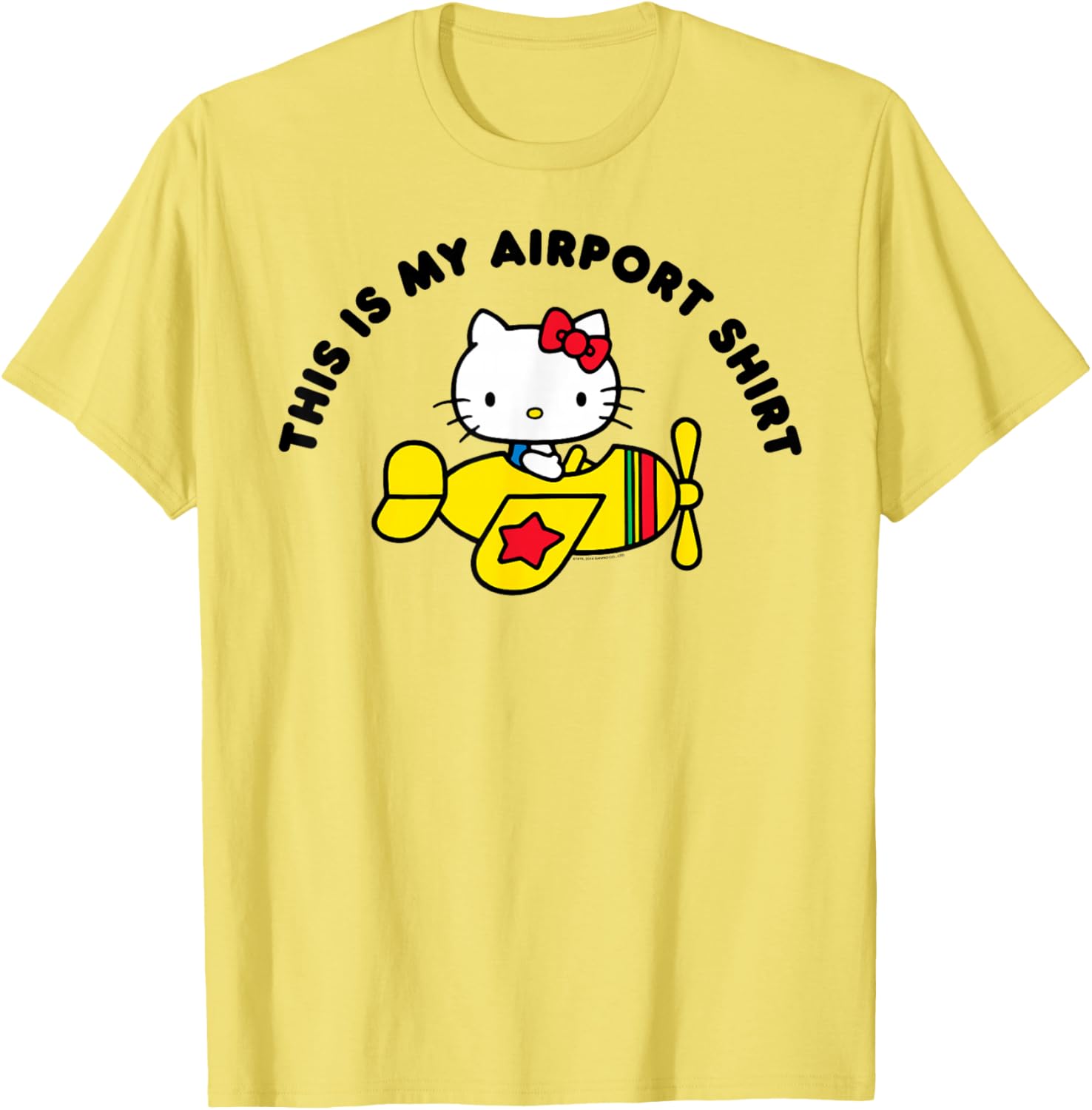 Hello Kitty Airport Tee Shirt Cute Graphic Top for Fans and Travel Lovers - 24