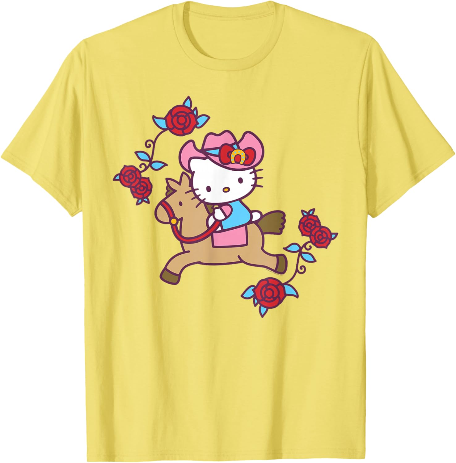 Hello Kitty Derby Horseback Riding T-Shirt for Fun Equestrian Style - 9