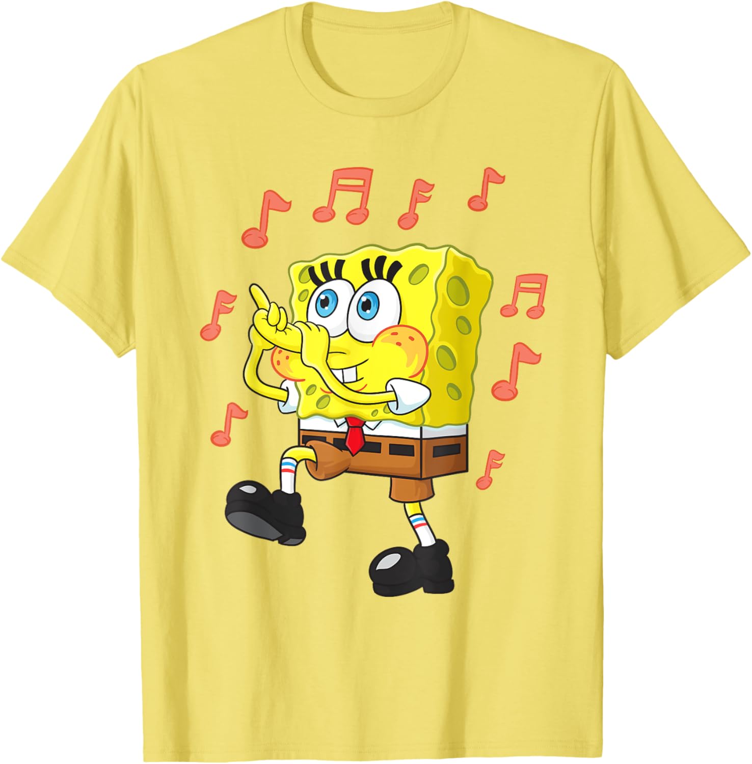 Mademark SpongeBob SquarePants Nose Flute T-Shirt for Fun Fans - 4