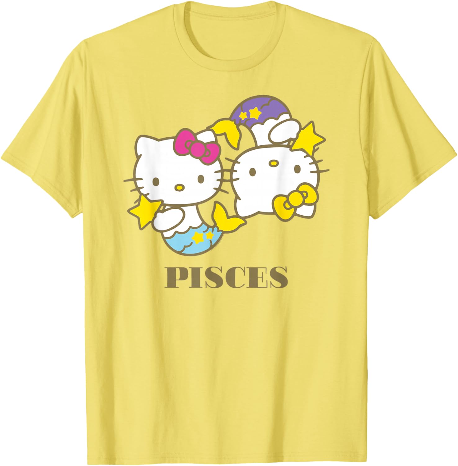 Hello Kitty Pisces T-Shirt Cute Zodiac Apparel for Women and Kids - 6