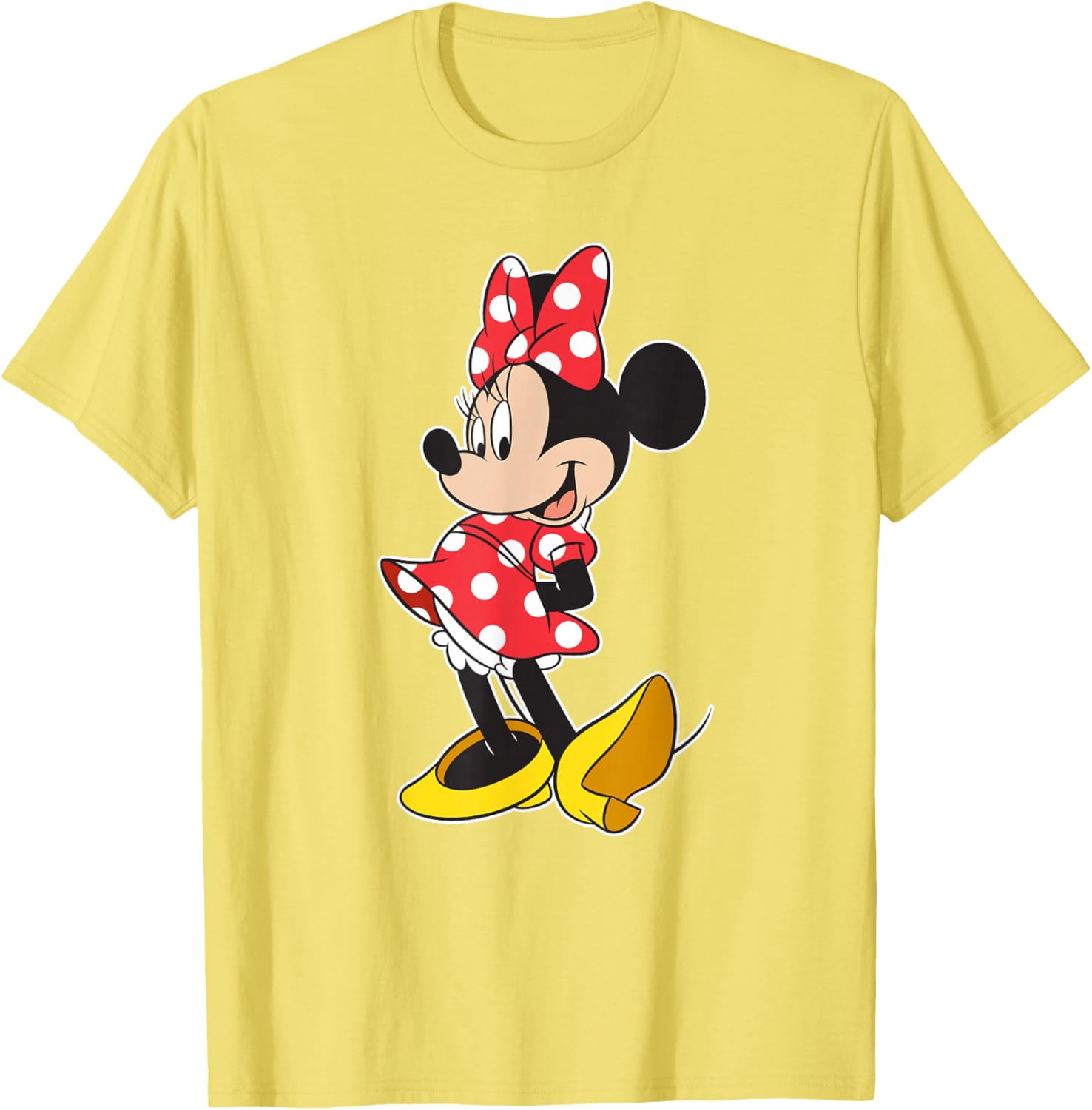 Cute Disney Minnie Mouse Classic Pose T-Shirt for Kids and Adults - 25