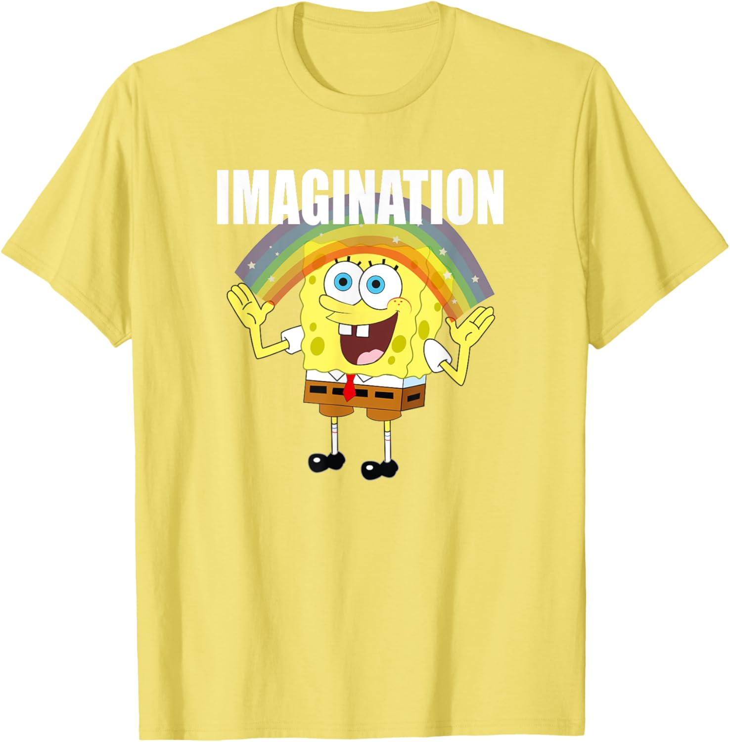 Mademark x SpongeBob SquarePants Rainbow Imagination T-Shirt for Fun Style - 1