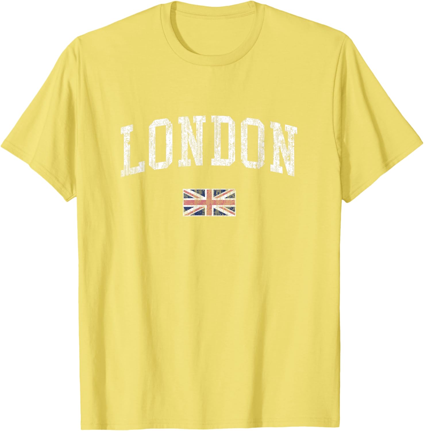 London Vintage Sports T-Shirt with British Flag Design for Men and Women - 9