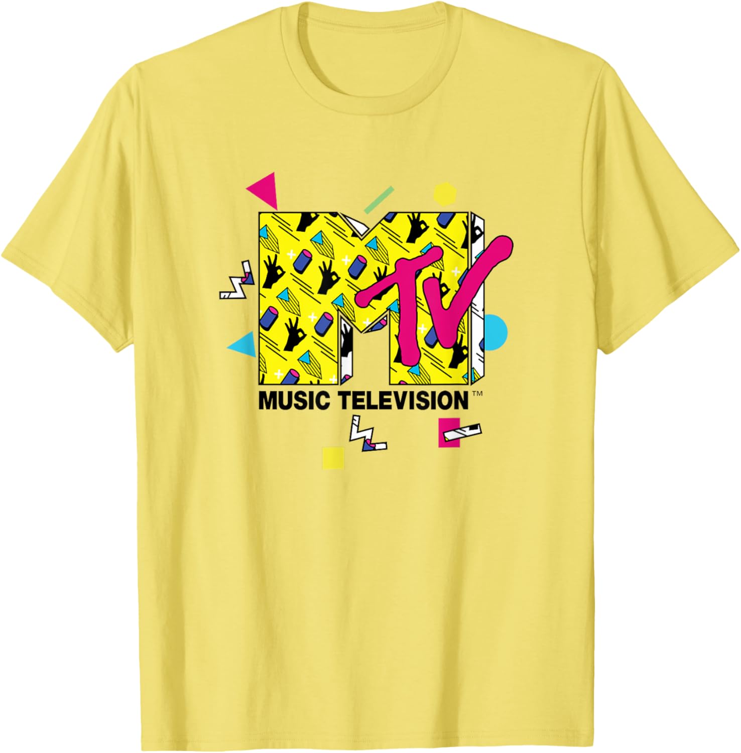 Mademark x MTV Official Logo T-Shirt with 80s 90s Party Art Design - 5