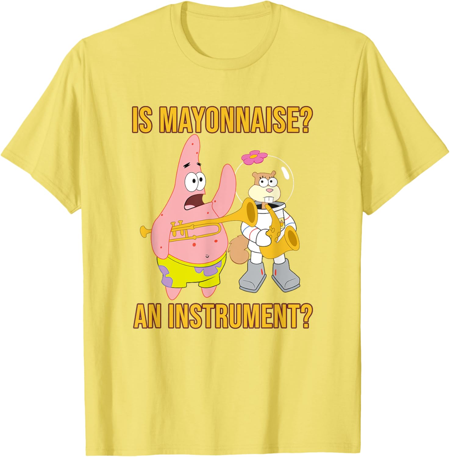 Mademark x SpongeBob Patrick & Sandy Mayonnaise Instrument T-Shirt - 3
