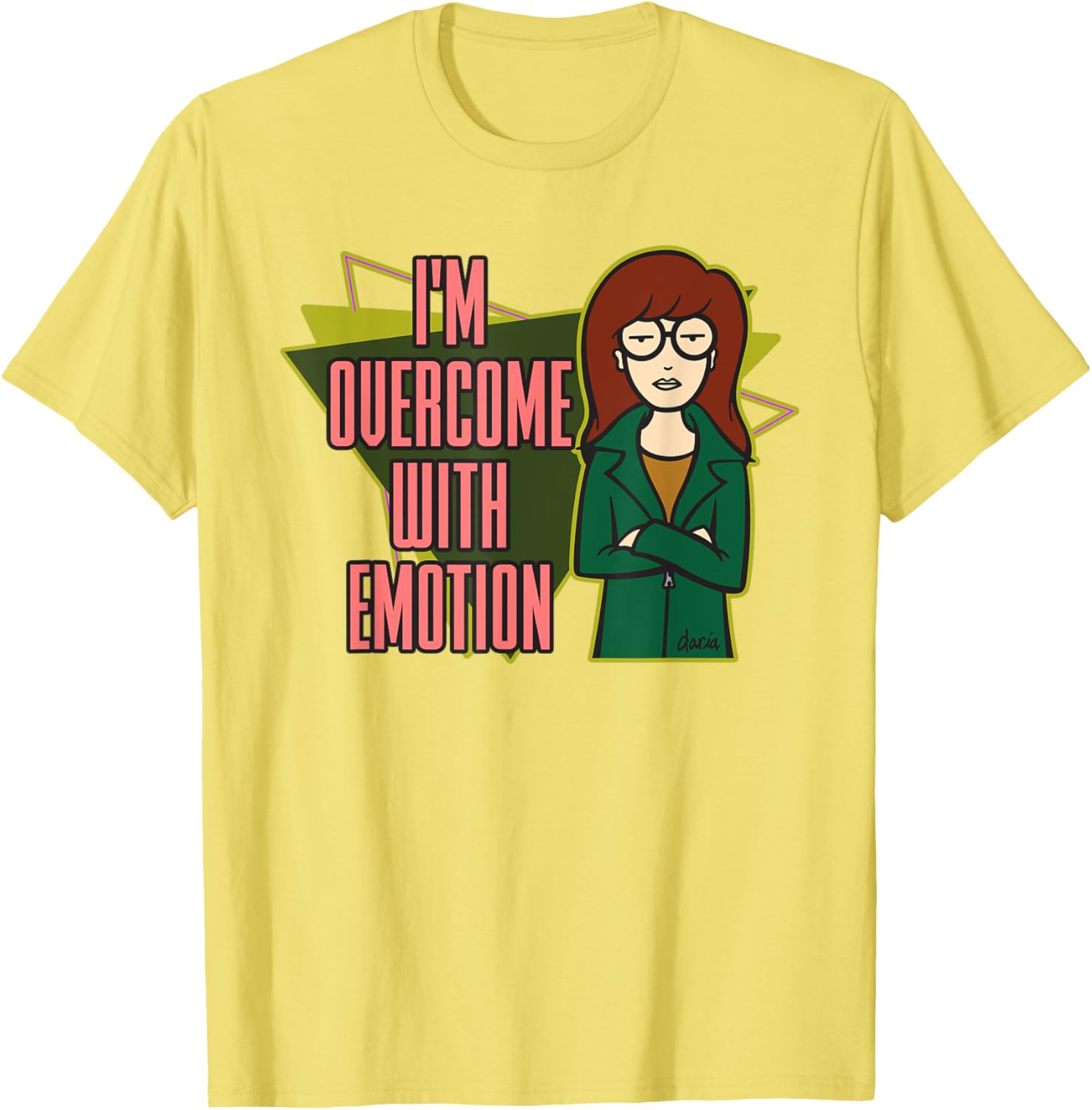 Mademark x Daria Emotion Graphic T-Shirt for Trendy Casual Style - 9