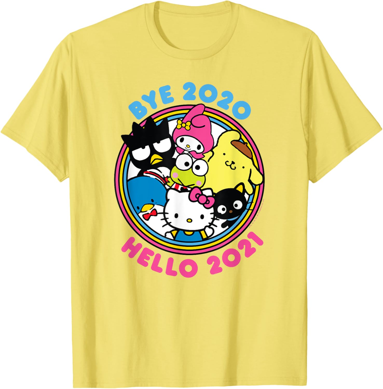 Hello Kitty New Year's T-Shirt 2021 for Kids and Friends Celebrations - 2