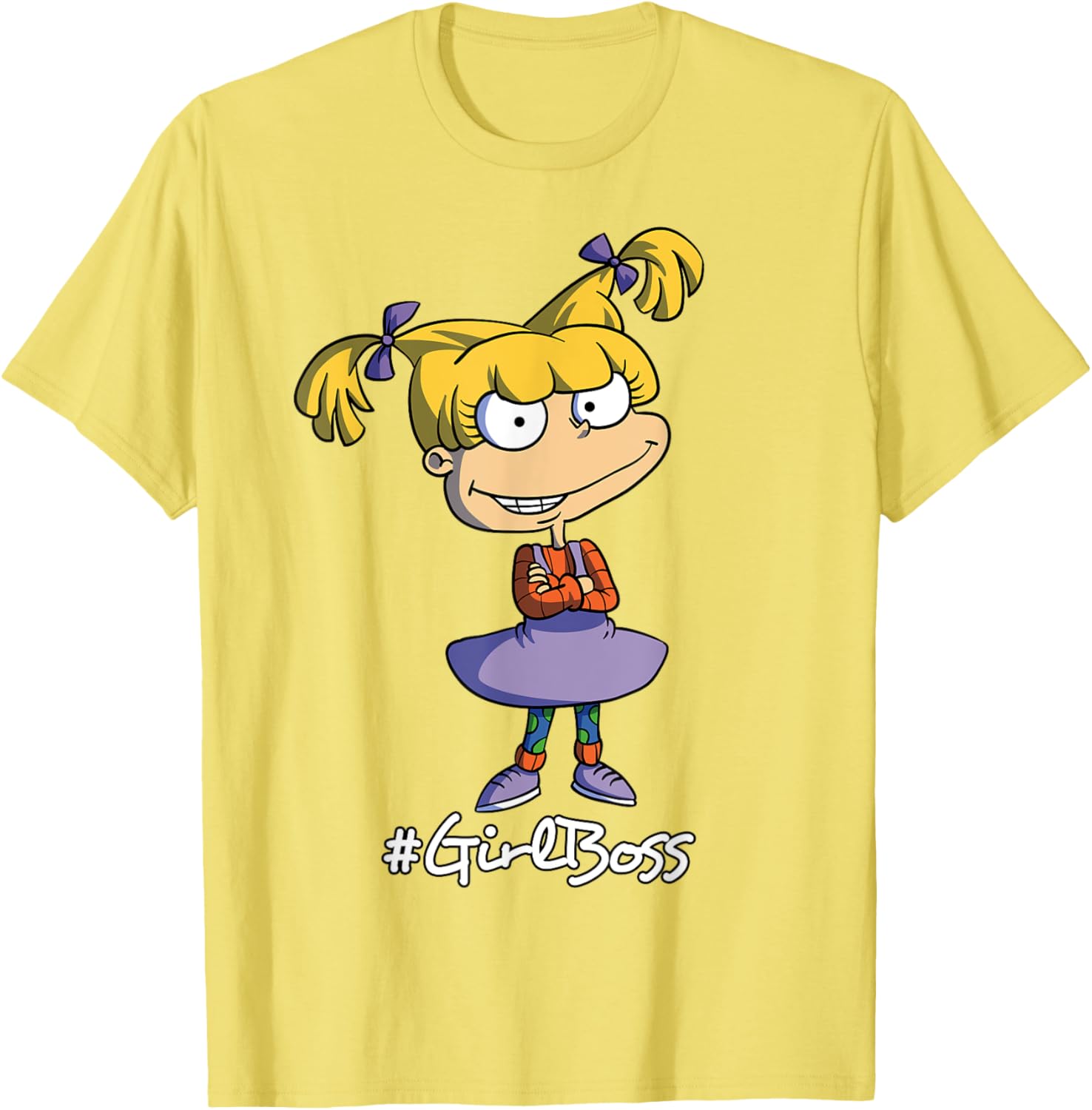 Mademark x Rugrats Angelica Pickles Girl Boss T-Shirt for Kids - 25