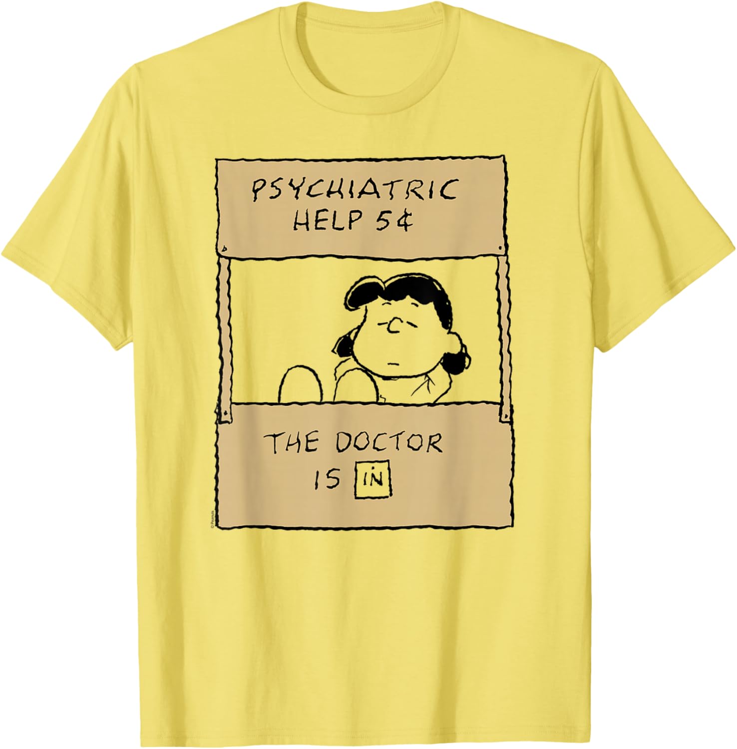Peanuts Lucy Doctor Is In T-Shirt for Fans of Classic Comics and Fun - 10