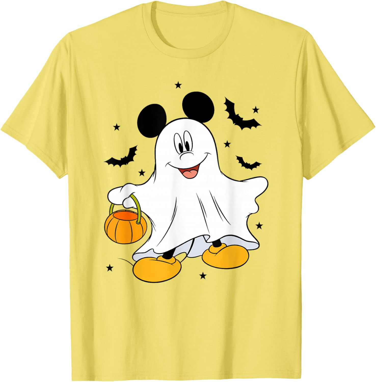 Disney Mickey Mouse Halloween Ghost T-Shirt for Fun Fall Style - 1