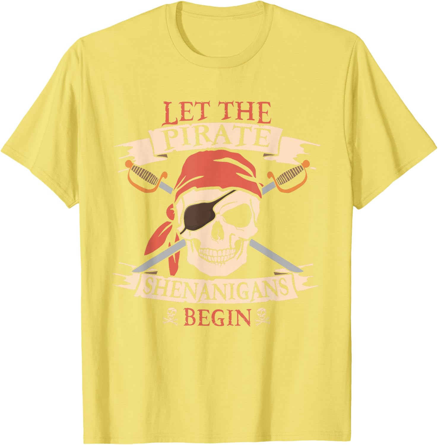 Pirate Shenanigans Skull Bandana Halloween T-Shirt for Boys - 9