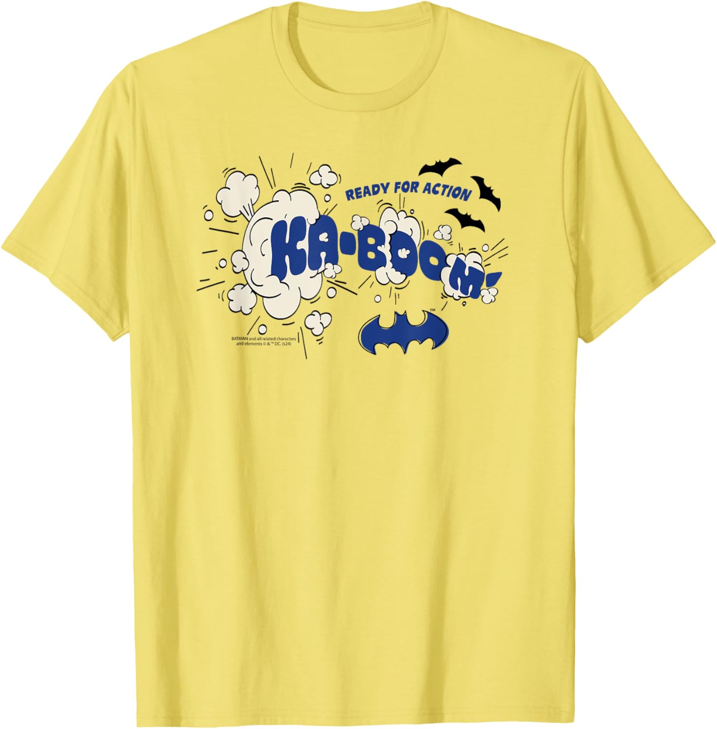 Amazon Essentials Batman Comic Kaboom Ready for Action T-Shirt - 1