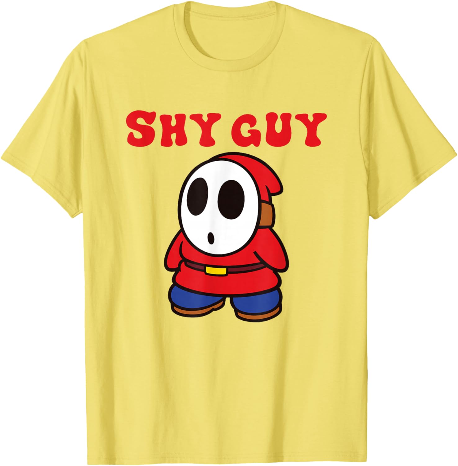 Super Mario Shy Guy Retro T-Shirt for Gamers - Nintendo Fan Apparel - 1