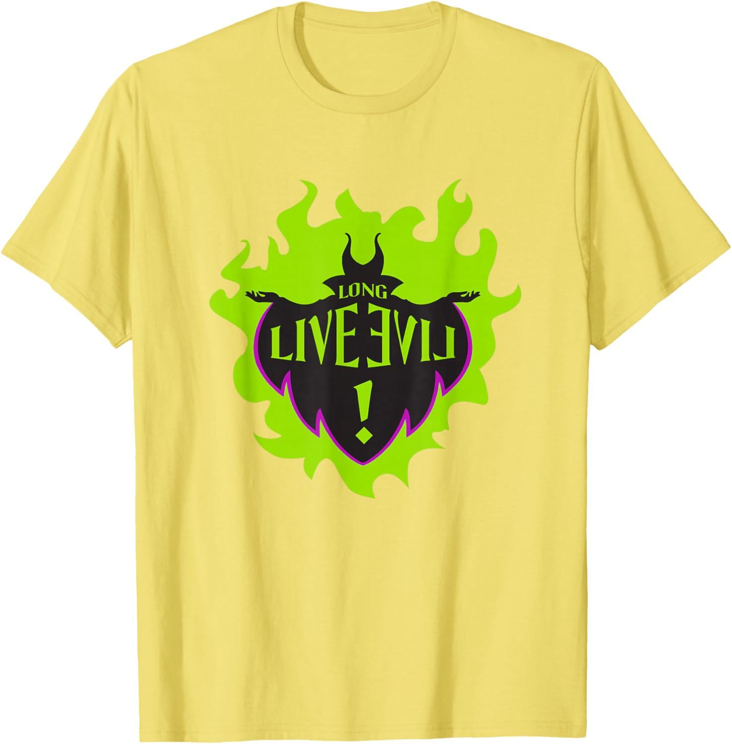 Disney Descendants Maleficent Long Live Evil T-Shirt for Fans - 1