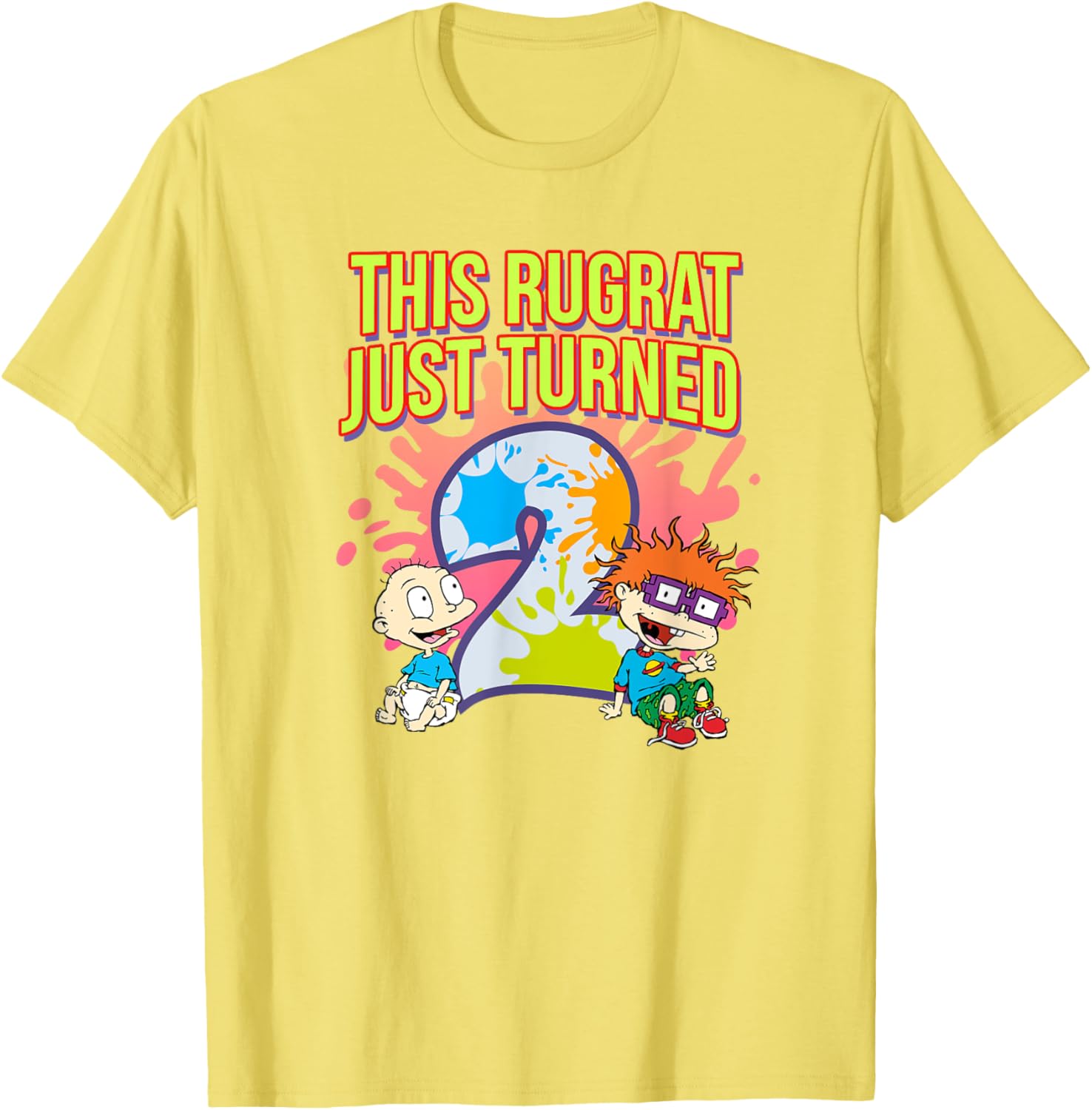 Mademark Rugrats 2nd Birthday Outfit Cute T-Shirt for Celebrating Fun - 19