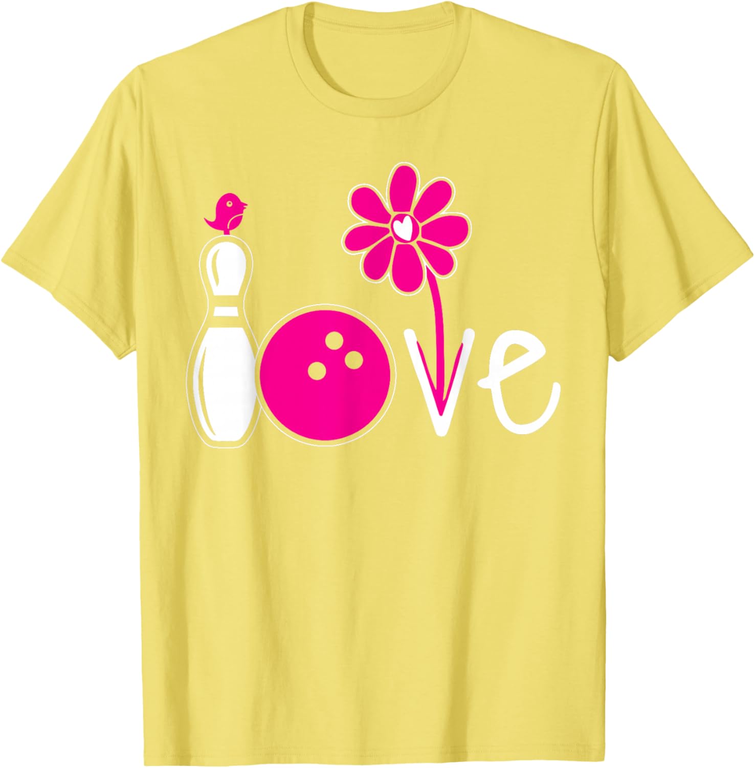 Vintage Women Bowling Shirt for Girls Team Love T-Shirt Fashion - 19