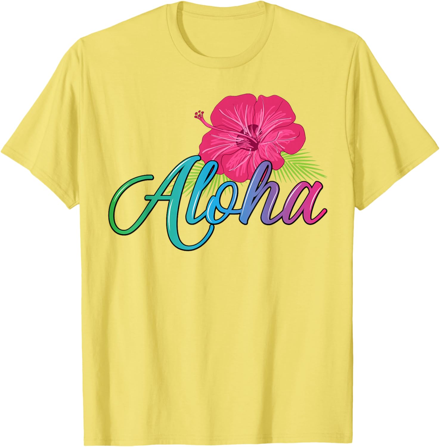 Aloha Hawaii T-Shirt with Aloha Flower Spirit - Casual Island Style - 20