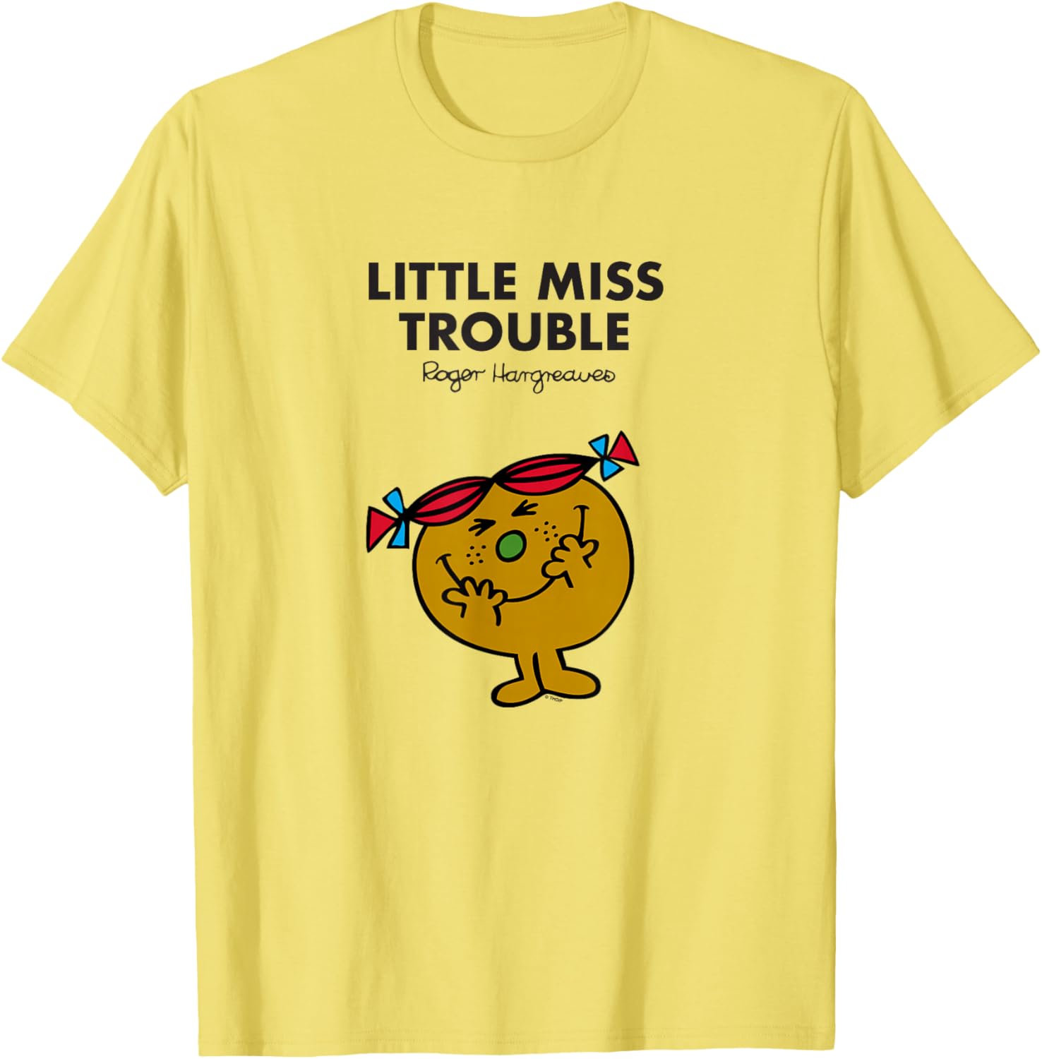 Mr Men Little Miss Trouble T-Shirt Fun and Colorful Kids Apparel - 1
