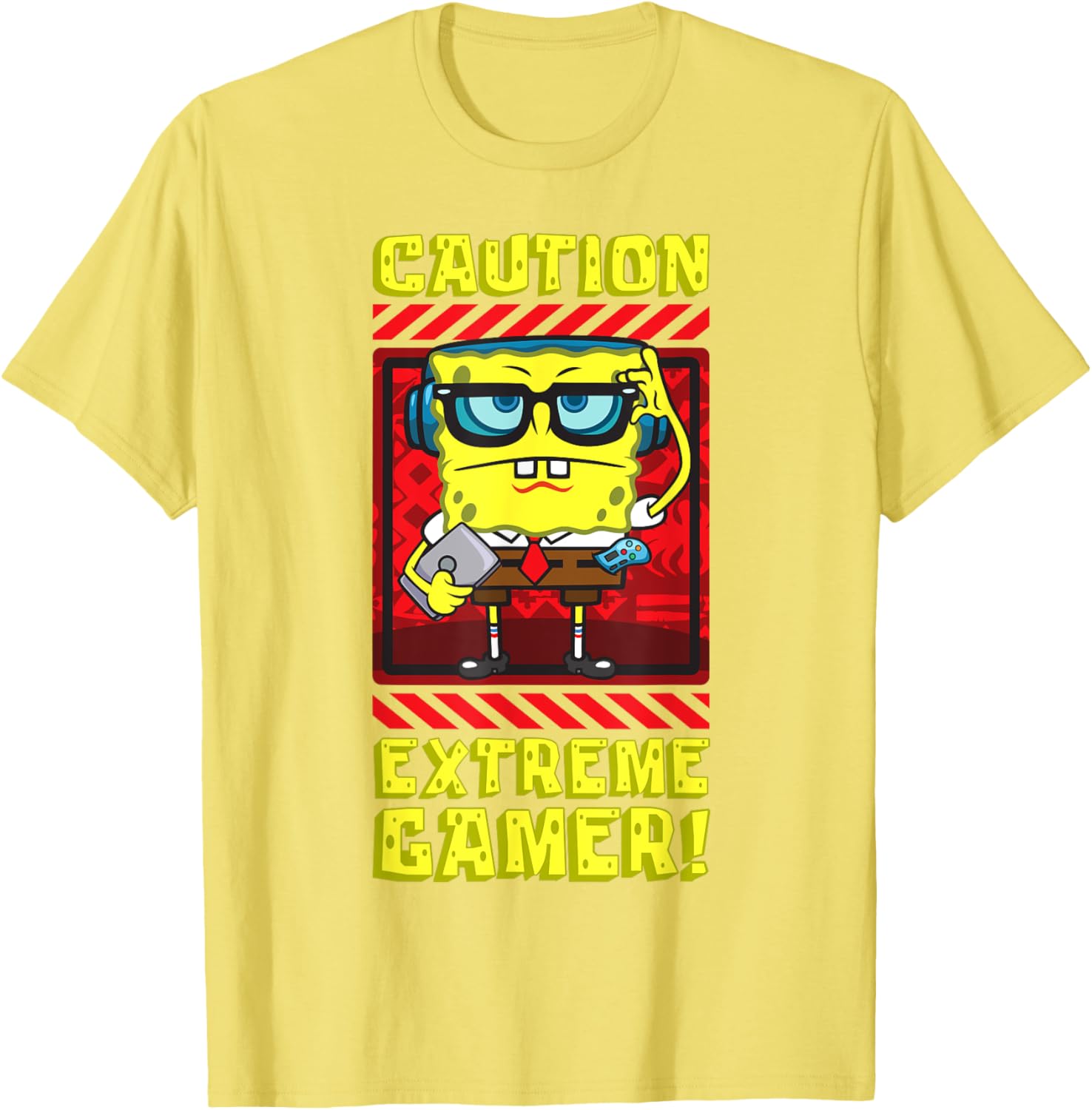 Funny SpongeBob Video Games Lover T-Shirt for Kids and Gamers - 3
