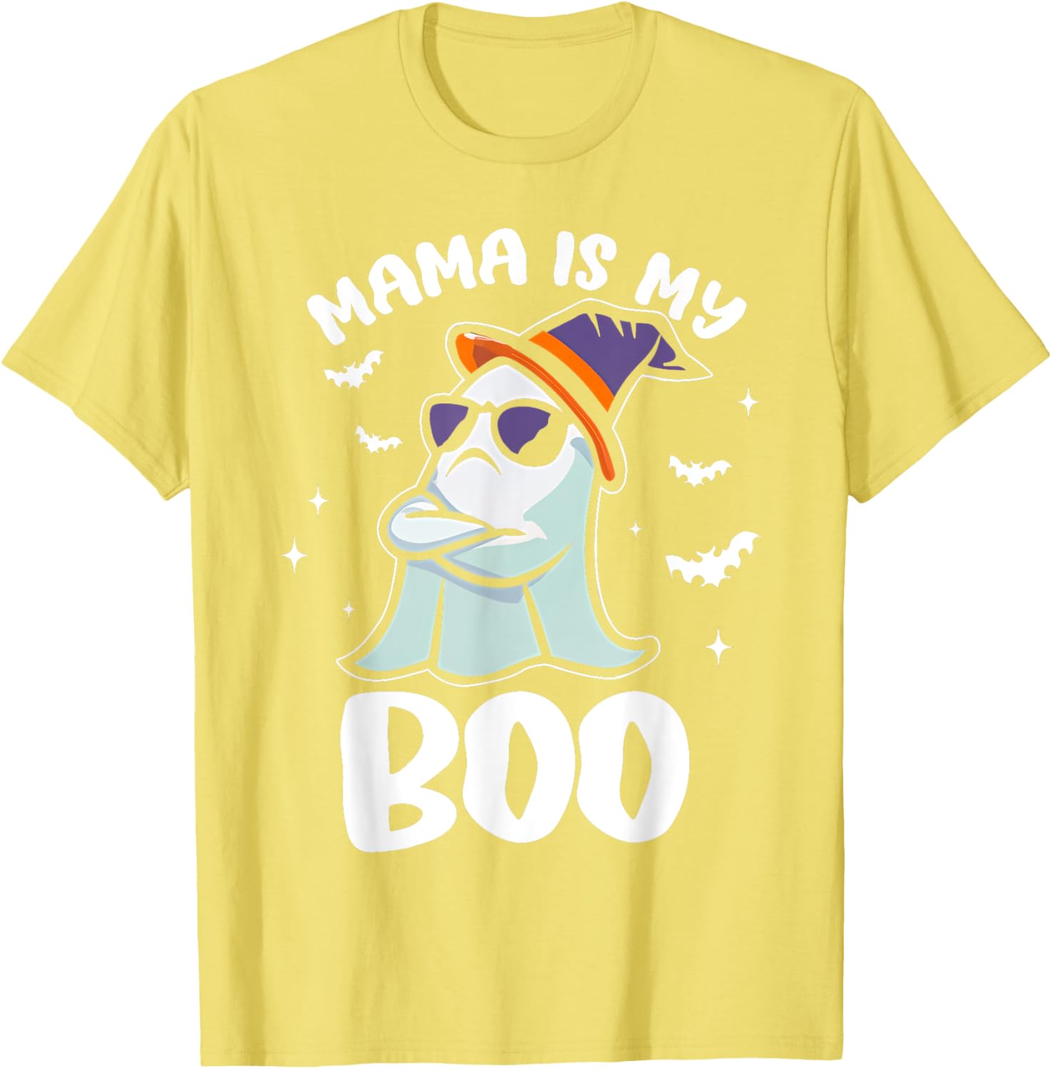 Groovy Mama Is My Boo Halloween T-Shirt for Toddlers and Kids - 21