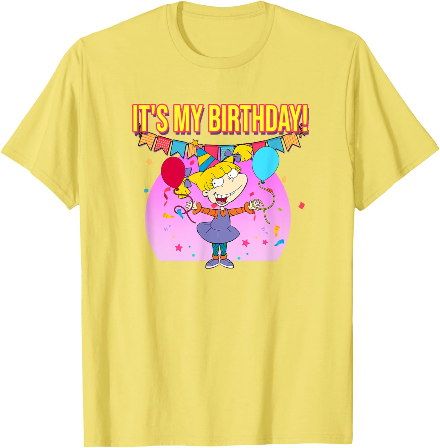 Mademark x Rugrats Angelica Pickles Birthday T-Shirt Fun Kids Apparel - 5