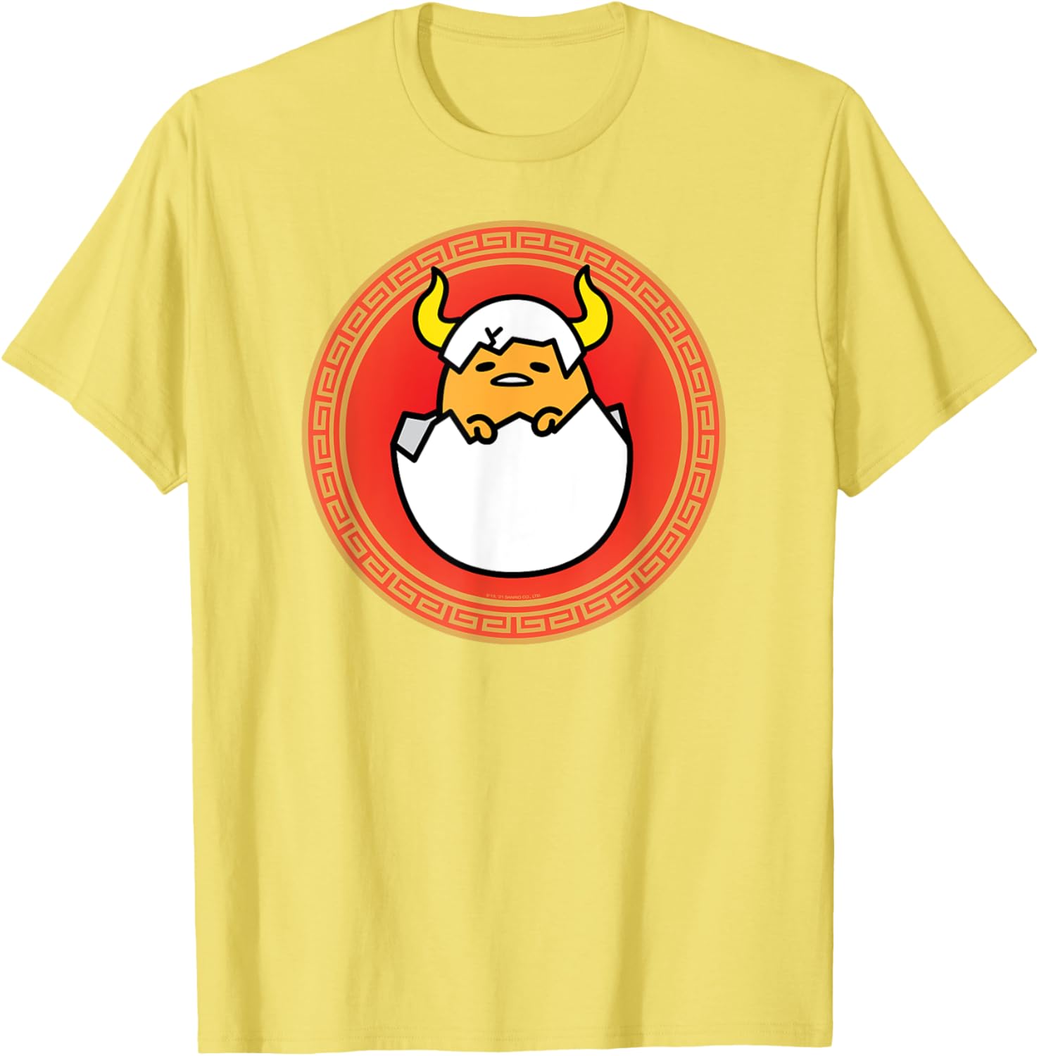 Gudetama Year of the Ox 2021 Lunar New Year T-Shirt for Fun Fashion - 17