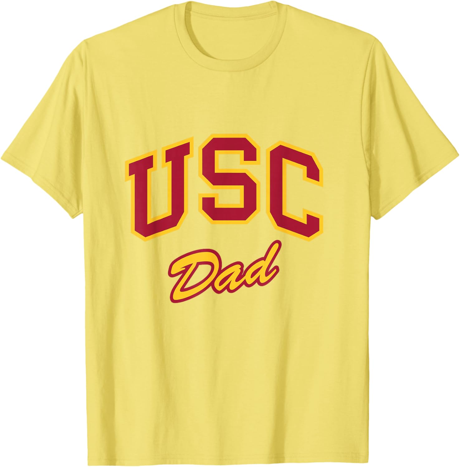 USC Dad Retro Script Style T-Shirt for Sports Fans and Outdoors Fun - 15