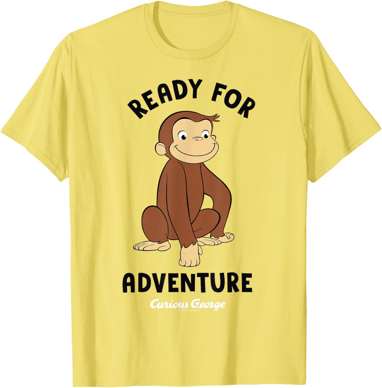 Curious George Adventure T-Shirt Featuring Smiling George - Fun Apparel - 7